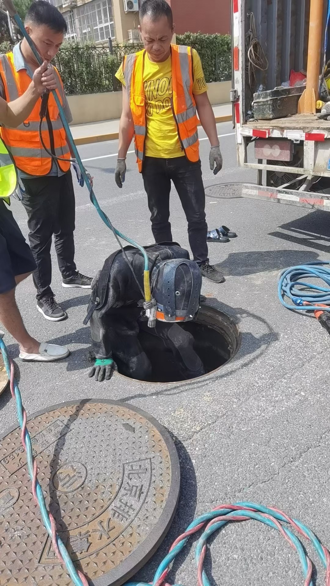 专业蛙人水鬼水下打捞